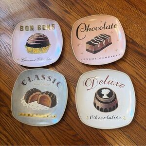 Sakura Confections Dessert plates CAFE restaurant wall decor set 4 ASO Gilmore